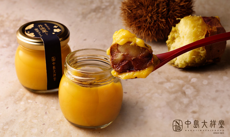 まるごと丹波栗入り蜜芋プリン3個入