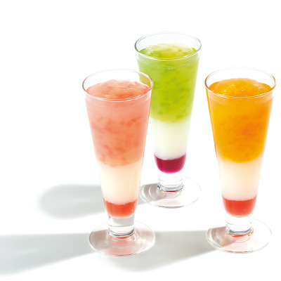 12号　3層デザート ジュレパフェ ～国産フルーツ入り～