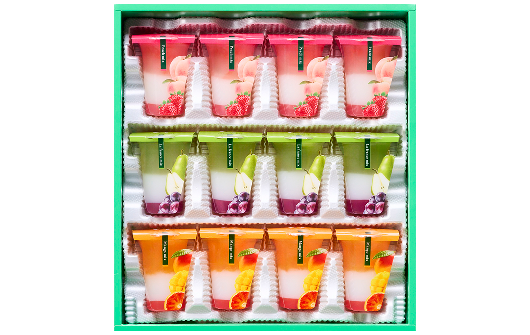 12号　3層デザート ジュレパフェ